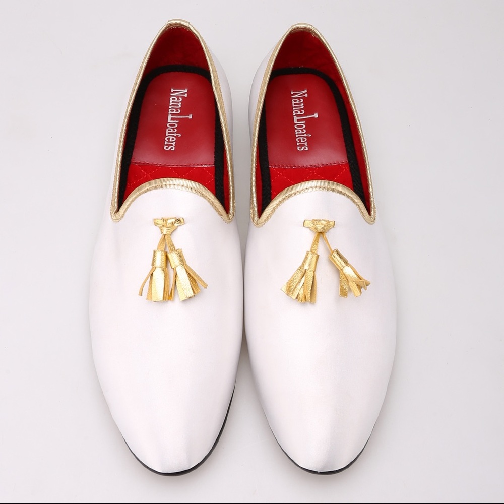 Men’s White Loafers